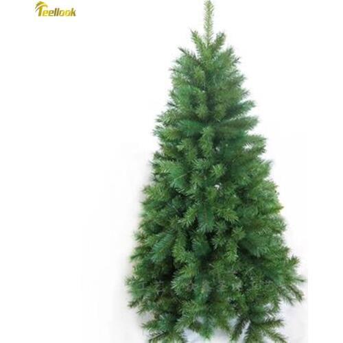 Teellook 1.5M -2.4M mall hotel christmas tree christmas ornament pine needles christmas tree encryption christmas tree