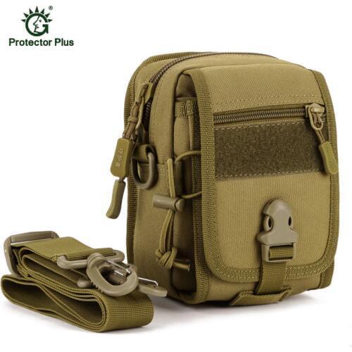 Military Tactical Bag Nylon Waterproof Molle Pouch Running Package Climbing Travel Hiking Bags For 5.5 inch Mobile Phone