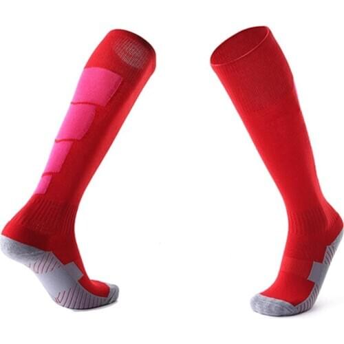 1 Pair Anti-Slip Soccer Sports Socks Men Sock Football Knee Above Long Stockings High Socks for Baseball Basket Sports