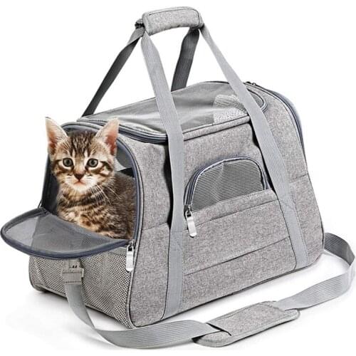 1Pcs Pet Backpack Dog Carrier Backpack Carrier Multi-Functional Car Pet Bag(43X28x25cm)