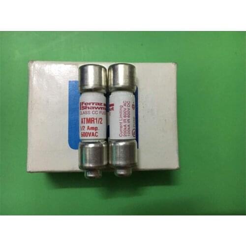 Free shipping 5pcs ATMR 1/2 Ferraz French Roland 10X38 ceramic fuse fuse 0.5A 600V genuine