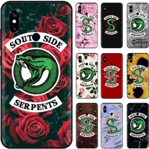 American TV Riverdale Southside Serpents Phone Case For Xiaomi Redmi note 4 4X 8T 9 9s 10 K20 K30 cc9 9t pro lite max