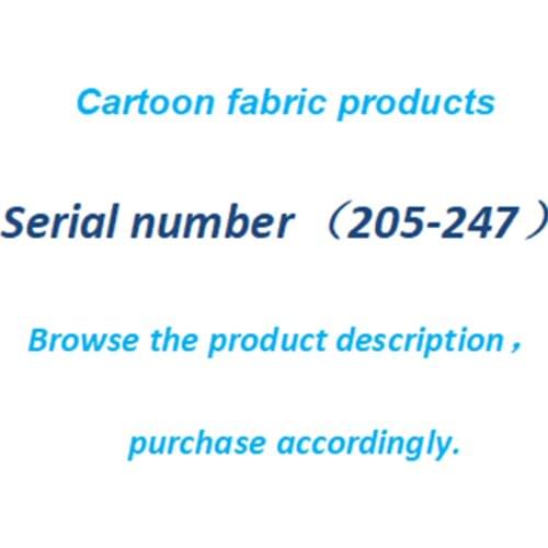 Cartoon cotton printed garment handmade fabric