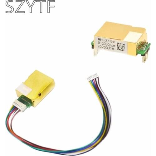 IR infrared CO2 gas sensor MH-Z19C 400-5000ppm air quality CO2 concentration electronic module