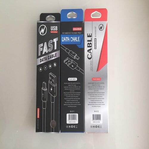 50pcs 1M 3FT Cable High Quality Type C Data Sync Micro USB Charger for Samsung V8 Type-c Data Cable With Retail Package Box