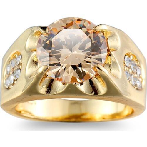 Rose Gold Color Assembly Anel Feminino Bijoux Aneis 0.5 Ct Engagement Ring Zirconia Jewelry Rings For Women Wedding Jewelry Gift