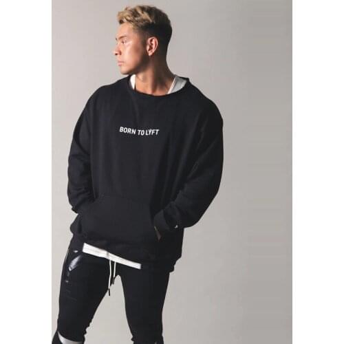 LYET Men's Sweatshirts With Collar