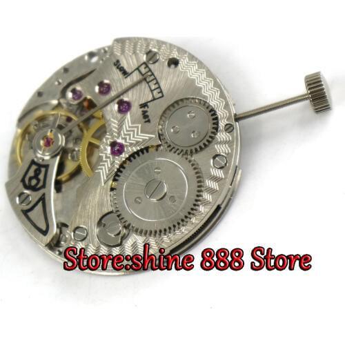 17 Jewels ST36 Mechanical Movement 6498 Hand Winding Watch