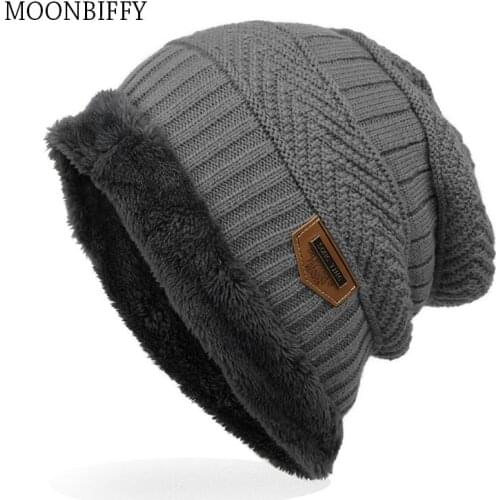 Men Warm Knitted Winter Hat Soft Hats Skullies Beanies Winter Hat for Women Unisex Autumn Winter Knitted Caps 6 Colors