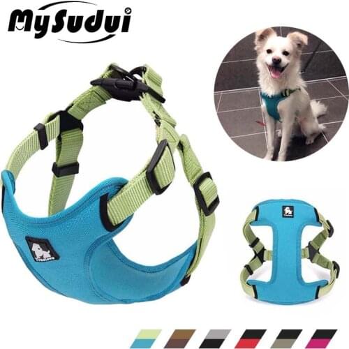 MySudui Truelove Medium Small Dog Harness Vest Strap Adjustable Reflective Puppy Pitbull Chihuahua Dog Accessories