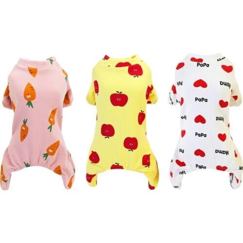 Leisure Wear Soft Warm Pet Dog Clothes for Dogs Jumpsuits Fleece Dog Coat Jacket Pet Pajamas Chihuahua Clothing