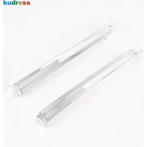 Front Fog Light Cover Trim For Mazda CX30 CX-30 2020 2021 Chrome Head Fog Lamp Frame Molding Strip Car Styling Accessories