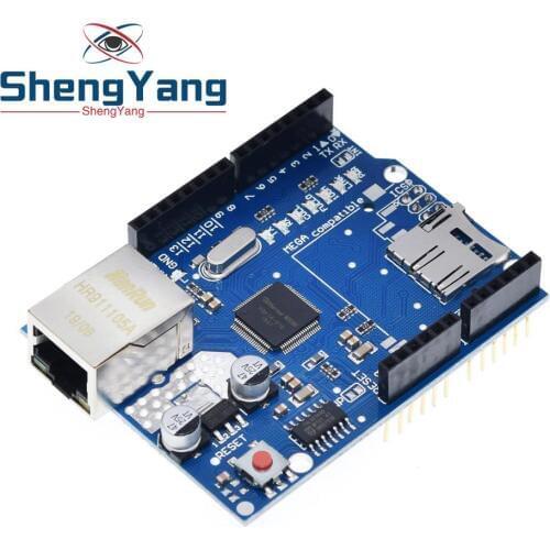 ShengYang 1pcs Shield Ethernet Shield W5100 R3 UNO Mega 2560 1280 328 UNR R3 W5100 Development board