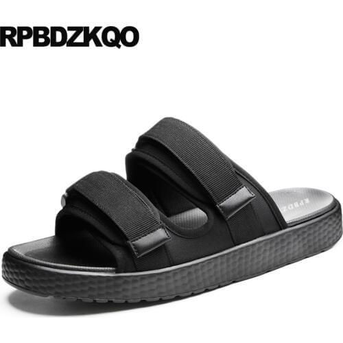 Famous brand slip on slides mens sandals 2019 summer outdoor mesh designer platform beach shoes casual native slippers water