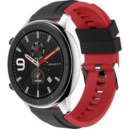 For Huami Amazfit GTR 47MM Silicone Watch Band Men Women Sport Smart Watch Strap For Amazfit Stratos 2 2S mart Watch Accessories