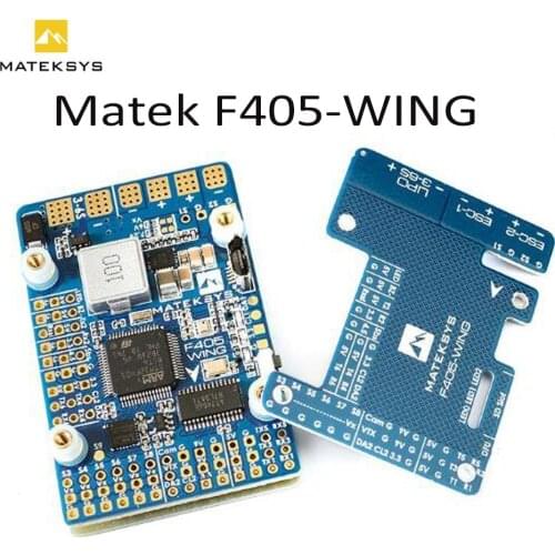 Matek MatekSys F405-WING STM32F405 Flight Controller Control With INAVOSD MPU6000 BMP280 /Support Fly Wing Fixed Wing FC