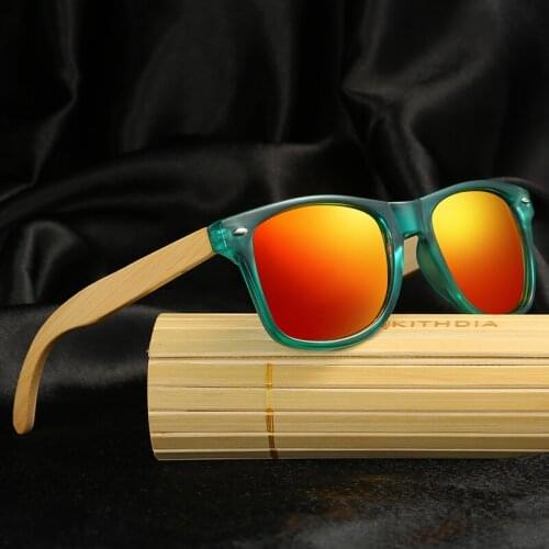 KITHDIA Men Women Wooden Bamboo Legs Sunglasses Male Female Popular Classic Polarized Sun Glasses Women Brand Designer Glasses
