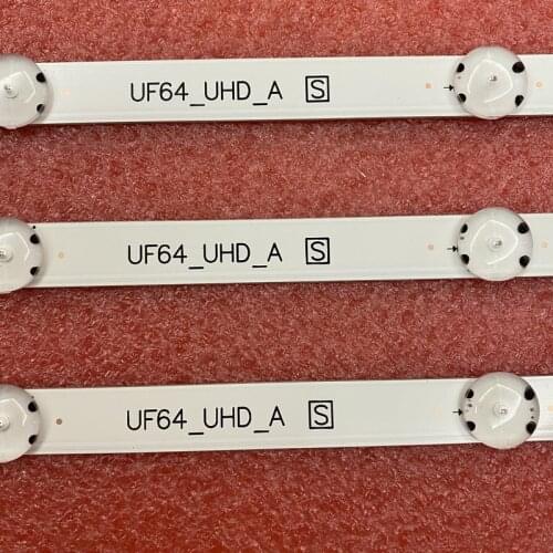 LED backlight strip(3) for LG 43UF6409 43UH6030 43UF640 UF64_UHD_A 43LH60FHD 43UF6407 43UH610V 43UH619V 43UH603V HC430DGN-SLNX5