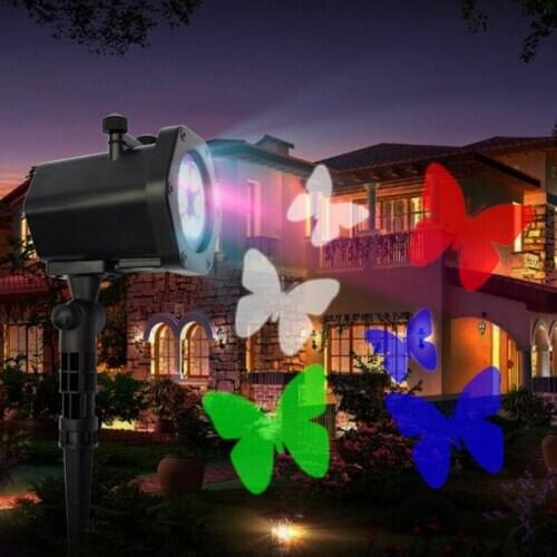 Outdoor Garden Lawn Laser Projector Stage Effect Light Waterproof Park Christmas Decorative Lamp KTV Bar Backlight Stage Lamp