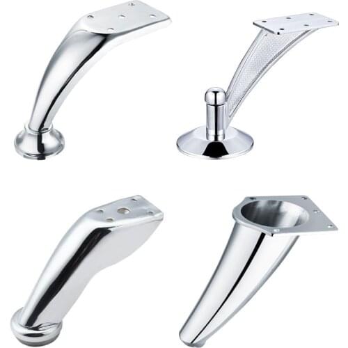 5" Heavy duty furniture support feet Thicken steel legs for Chairs TV Cabinet Wardrobe sofa bed Feet Mat hardware accessories