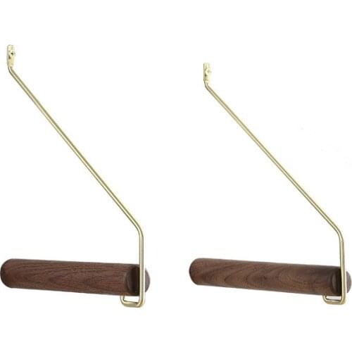 Nordic hanger wall hanging creative hook personality storage wall decoration modern simple solid wood coat hook wooden