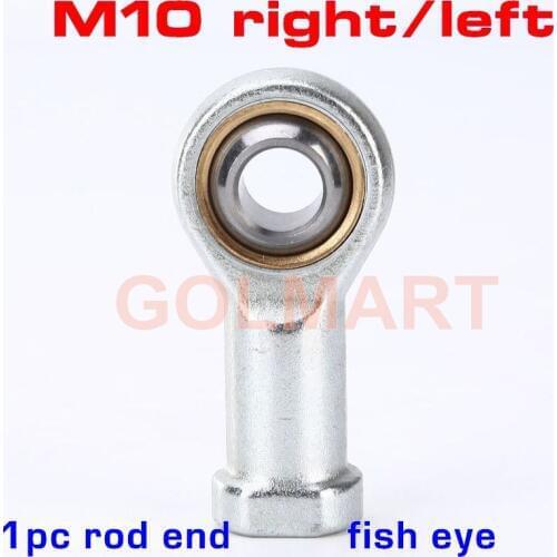 Female Ball Bearing M10 SI10T/K Fish Eye right left Thread Rod End Joint Bearing Auto Damper Oscillating Bearing