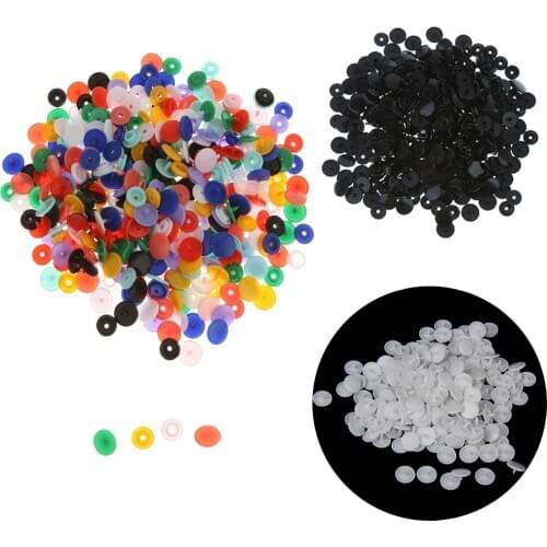 100pcs T3/T5/T8 Resin Snap Buttons Fastener Press Stud For Sewing Clothes Diaper