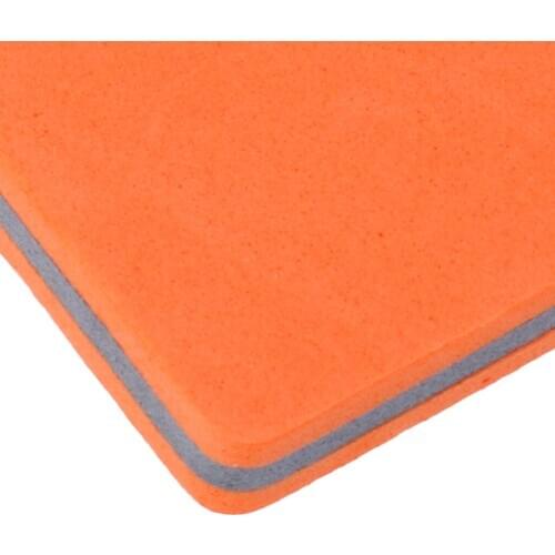 2x Boating Foam Floating Keyring Keychain Captain Gift Toy- Square Orange