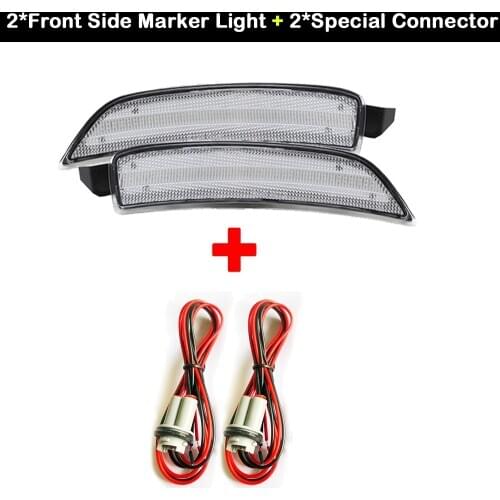 2PCS LED Side Marker Lamps Light For Mazda Miata Mx-5 2016-2020 Fit OEM NA1J-51-5F0B NA1J-51-5E0B