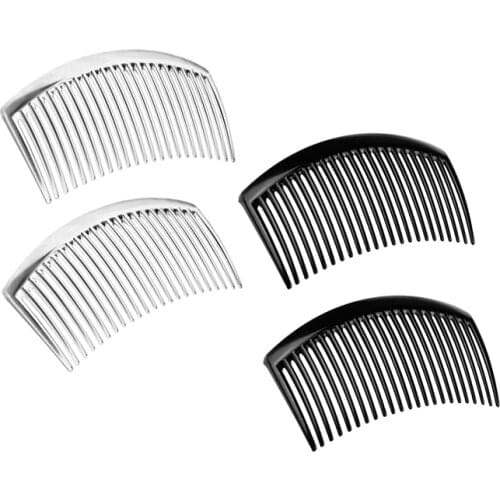 6pc/pack Woman Hair Accessories 21 Teeth Hair Combs Tiaras Girls Bangs Clips Childrens Crown Top Hair Fixed Banana Barrettes