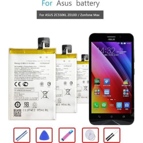 5000mAh C11P1508 Battery For ASUS Zenfone MAX ZC550KL Z010DA 5000Z C550KL Z010AD Z010DD Z010D Mobile Phone
