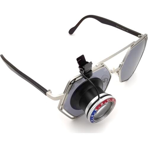 Aluminium Magnifiers can be Clipped on The Glasses, Eye Loupes with Clip, 10X Magnifying, Watchmaker Tools, Jewelry Tools