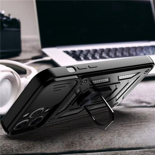 Slide Camera Lens Protect Phone Case for Xiaomi POCO M3 X3 Pro NFC F3 MI 11 Lite 11X Pro 11i Military Grade Bumpers Armor Cover