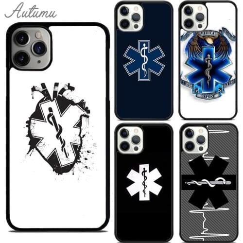 EMT EMS Medical Rescue Phone Case for iPhone 11 12 Pro Max mini X XR XS SE 2020 5 6S 7 8 Plus Samsung Galaxy S9 S10 Cover shell