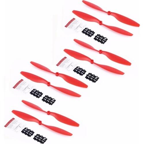 For DJI F450 F550 8pcs 1045 10x45 Propeller Prop CW CCW Blade RC DIY Camera Drone Parts Fit for A2212 KV1000 Motor Well Balanced