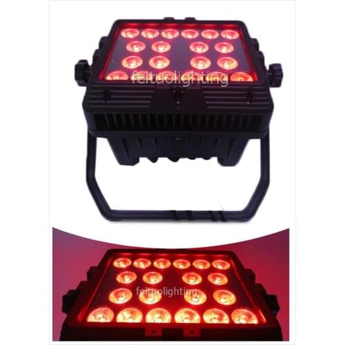E-10x Outdoor use waterproof ip65 20*18w 6 in1 rgbwa+uv led wide wall washer light for stage chruch studio