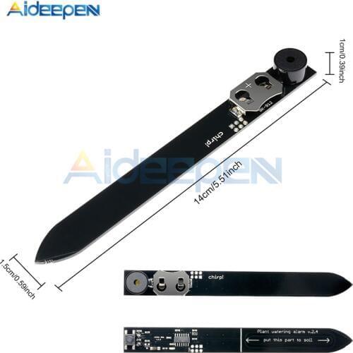 3V Plant Soil Hygrometer Humidity Moisture Sensor Board Watering Alarm Alerter Sensor Module 140*15mm