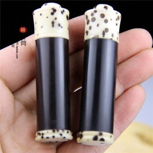 Inlaid thousand eyes bodhi son small sweet tube powder cylinder cut tobacco and snuff bottle manufacturers wholesale