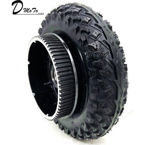 200X50 Wheels With Drive Gear 8X2" Tire and Inner Tube for Electric Scooter Wheel Chair Truck Pneumatic Trolley Cart