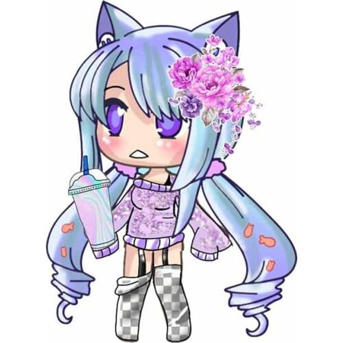 Beauty Anime Sexy Hot Girl Trendy Funny Car Stickers JDM Accessories DIY Waterproof Trunk Vinyl High Quality Decal Kk13*10cm