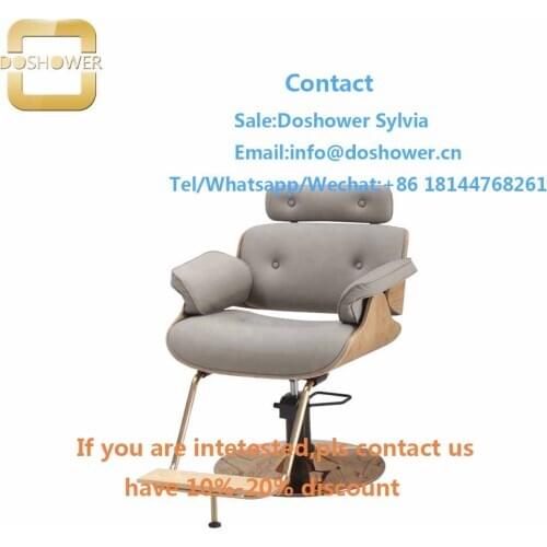 Hair store furniture with gold salon styling chair for barber chair high quality