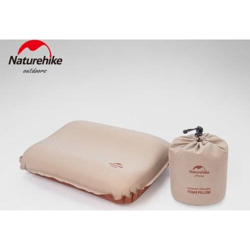 Naturehike Inflatable Pillow 3D Ultralight Portable Sleeping Pillow Sponge Travel Air Pillow Hotel Outdoor Camping Pillow