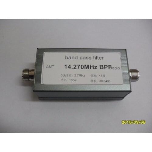 NEW 1PC 14.270MHz Shortwave Bandpass Filter High Isolation Narrowband Race Specific Adjacent BPF