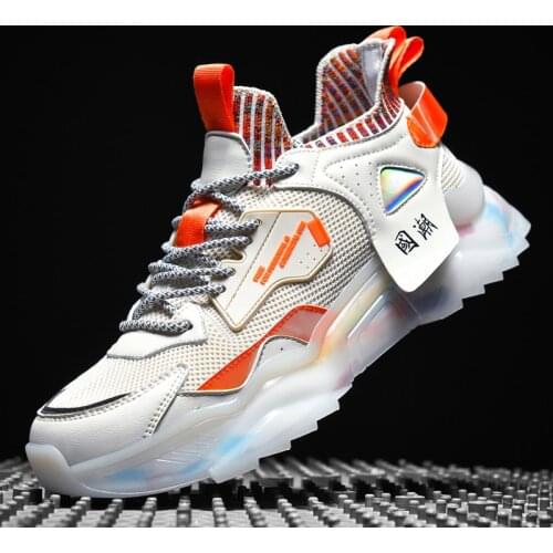 2021 new summer Li Ning sports shoes mens running shoes Korean version casual mesh surface breathable shock absorbing walking