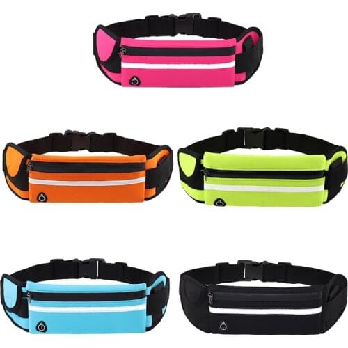 2021 New Outdoor Running Waist Bag Sports Belt Pouch Mobile Phone Case Men Women Hidden Pouch Gym Sports Bags Running Belt Pack