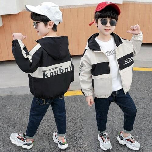 Sport Spring Autumn Boy Coat Overcoat Top Kids Costume Teenage Gift Children Clothes High Quality Plus Size