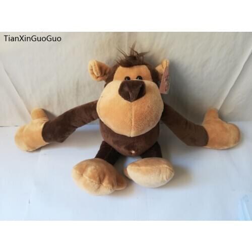 About 30cm cartoon monkey plush toy jungle monkey soft doll pillow toy Christmas gift b1458