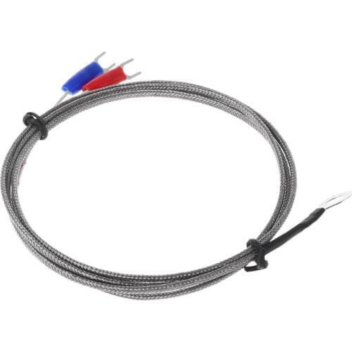 6mm Hole Washer K Type Thermocouple Temperature Sensor Probe 1M Cable For Industrial Temperature Controller