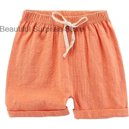 Kids Shorts Clothes Toddler Boys Solid Outfits Childrens Girls Summer Cotton Unisex Shorts Summer Beach Shorts Swim Shorts
