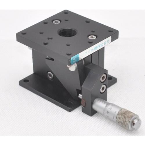 Z axis 60 * 60mm Sigma optical manual high precision micrometer adjustable lifting displacement slide table is 11mm steel